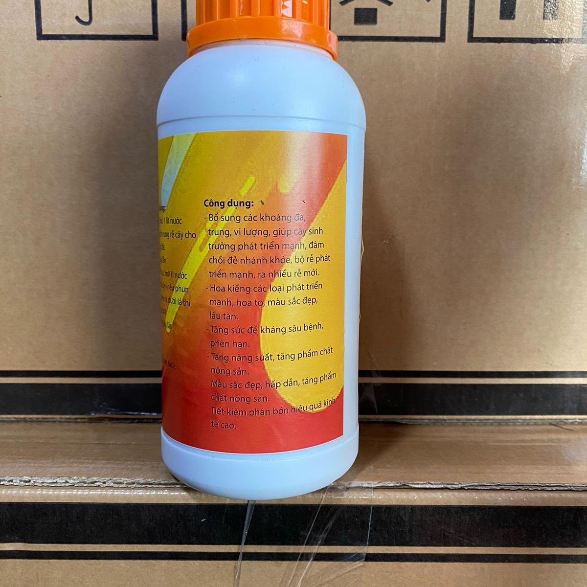 Phân hữu cơ tạo mầm hoa chai 500ml bổ sung đa trung vi lượng giúp cây sứ phát triển mạnh hoa to đẹp lâu tàn 3