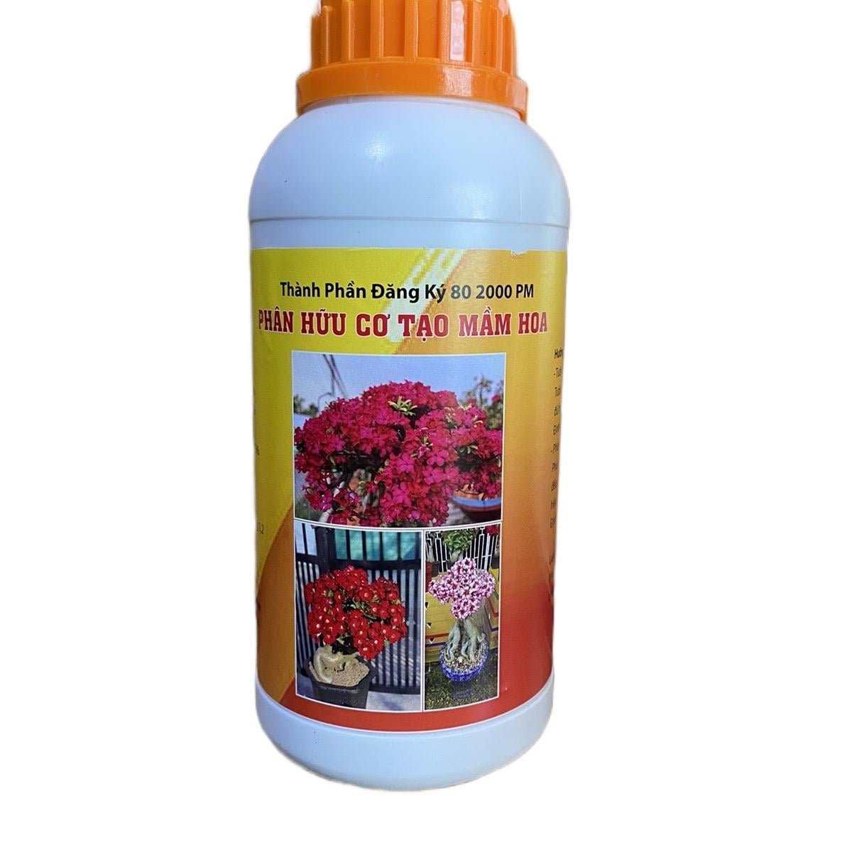 Phân hữu cơ tạo mầm hoa chai 500ml bổ sung đa trung vi lượng giúp cây sứ phát triển mạnh hoa to đẹp lâu tàn