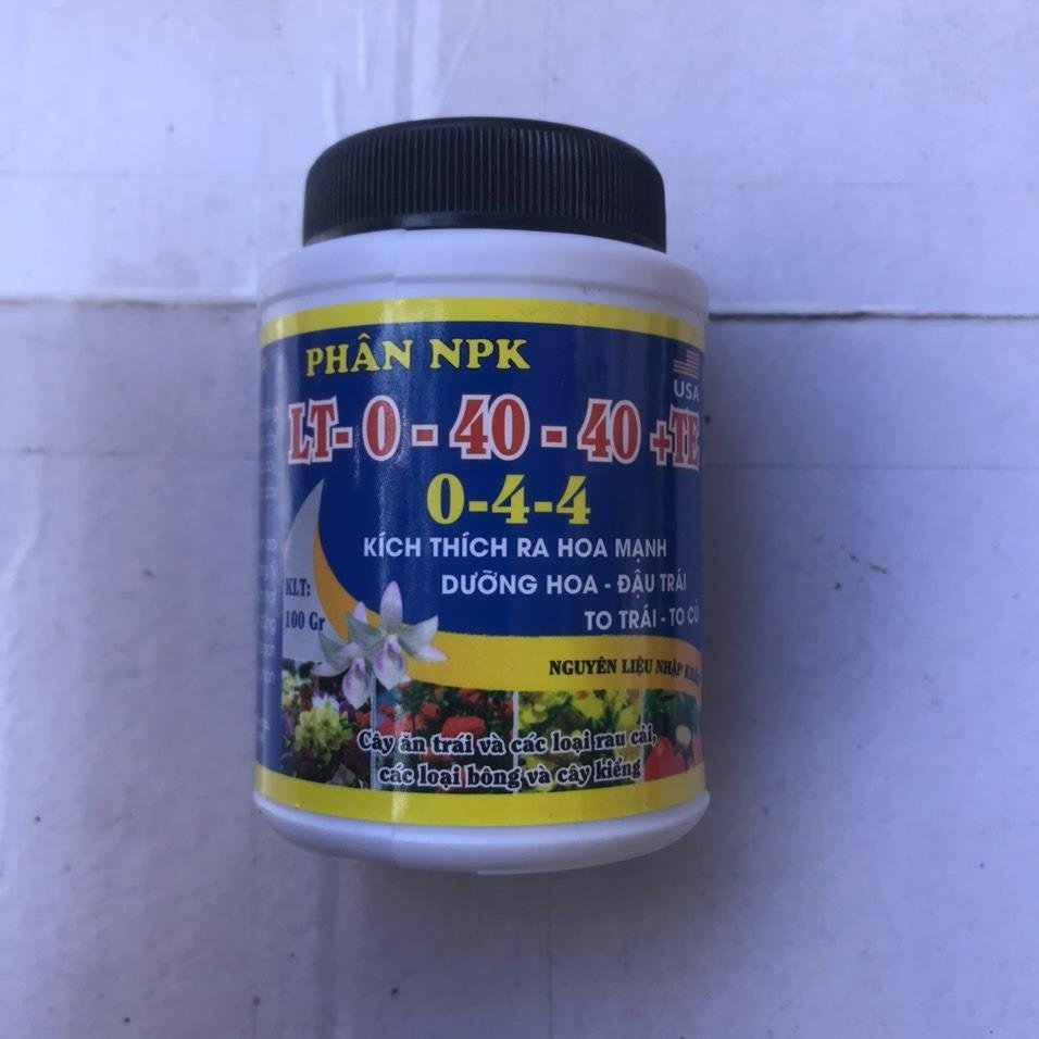 Phân NPK Tạo mầm hoa 0-40-40 100gam 3