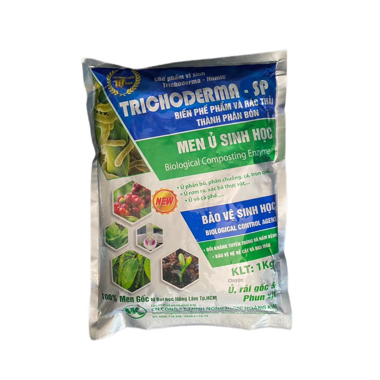 Phân hữu cơ TRICHODERMA Ủ PHÂN CÁ PHÂN BÁNH DẦU vi  sinh phân  bón