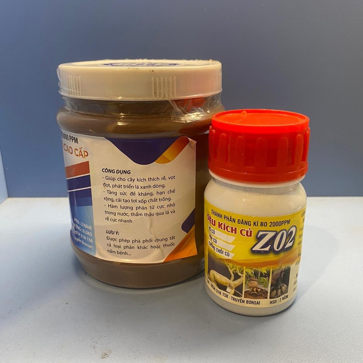 Bộ Phân bón POLY Z02 hộp 500gam và chai 100ml 3