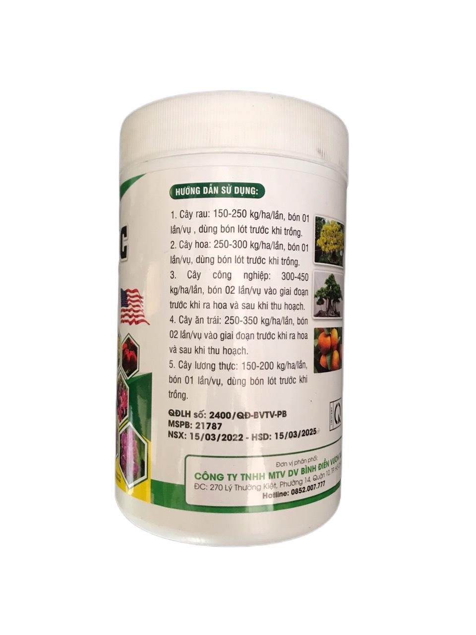 Phân hữu cơ HUMIC USA Hũ 700gam 2