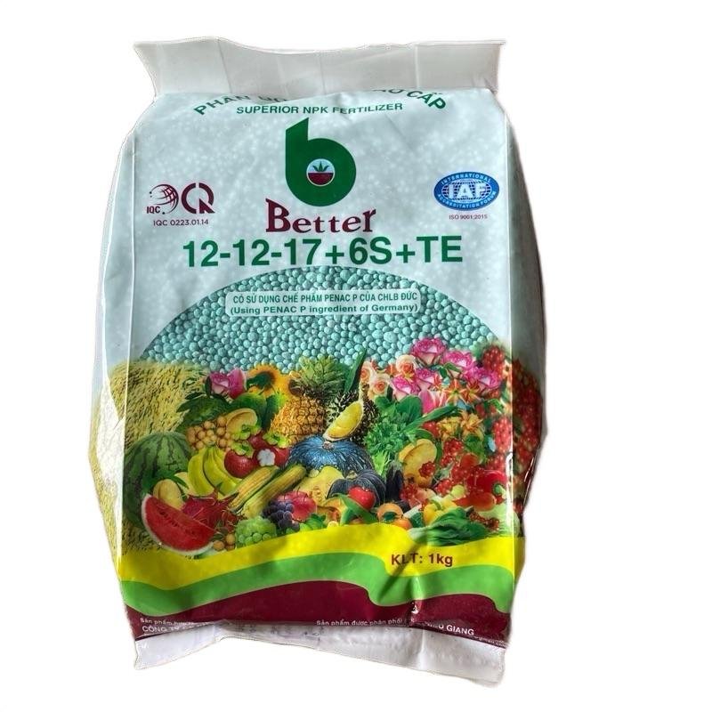Phân NPK Better 12-12-17+6S+TE