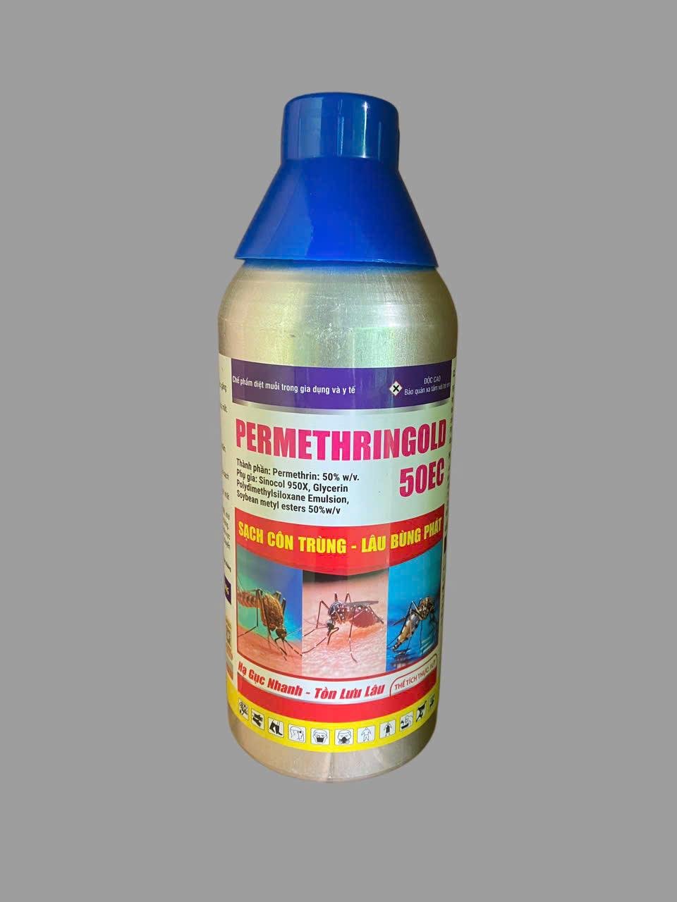 Chế phẩm côn trùng muỗi kiến Permethrin Gold 50EC dùng để phun muỗi cho nhà ở, trường học, tòa nhà, văn phòng, nhà hàng, quán 2