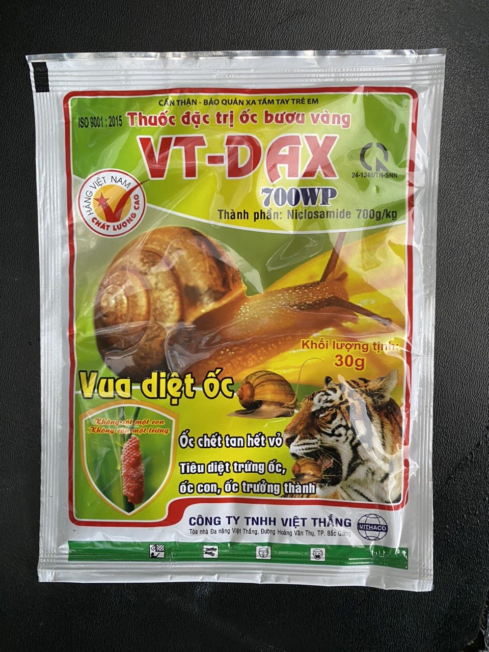 Thuốc đặc trị ốc VT-DAX Gói 30gram 2