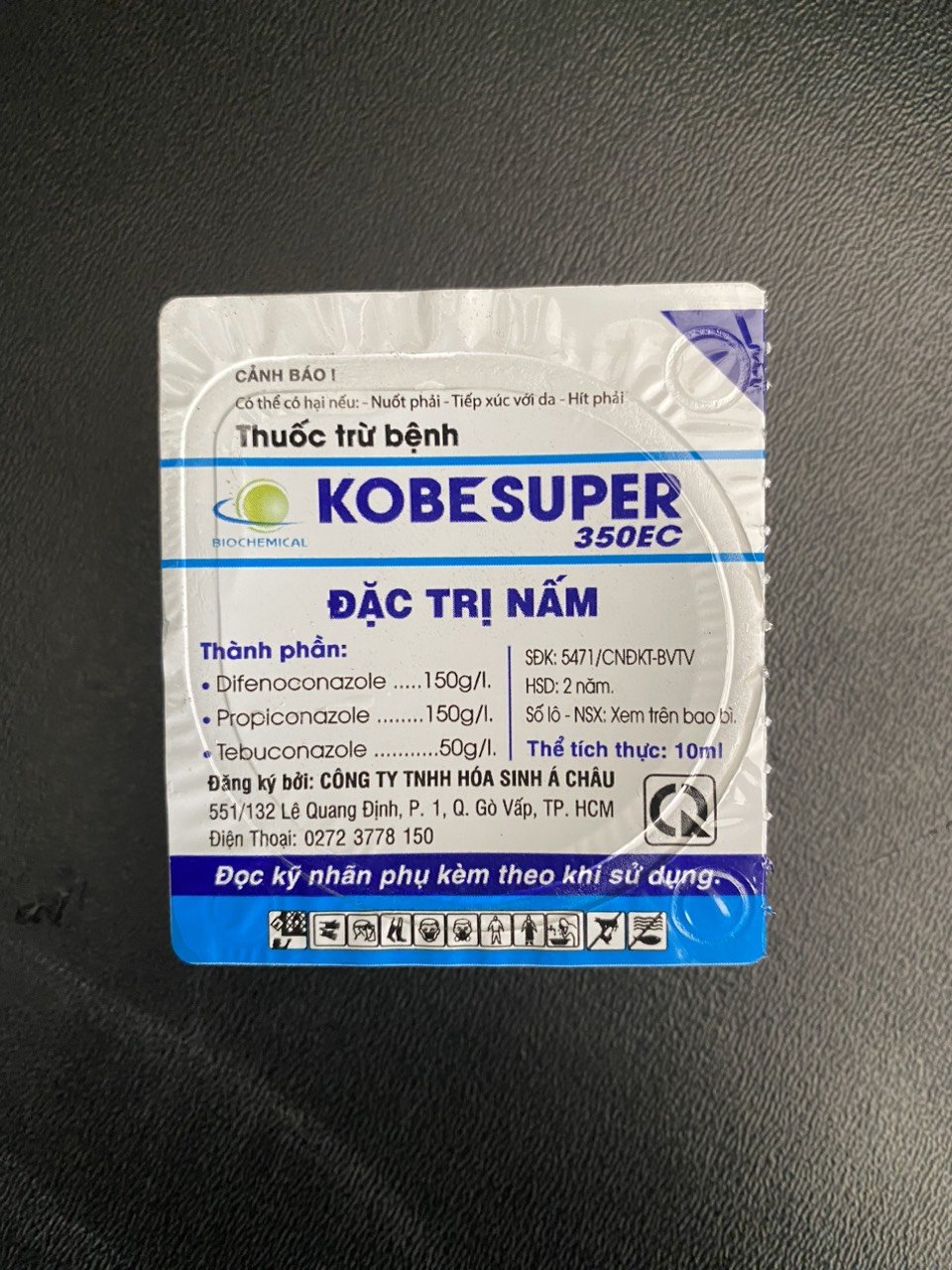 Thuốc Trừ bệnh đốm lá rỉ sắt thán thư Kobe super nắp 10ml 2