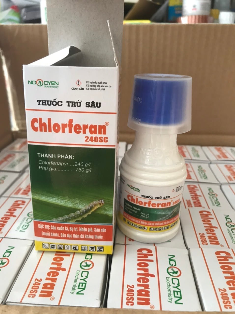 Thuốc trừ sâu Chlorferan 240sc 60ml Bọ trĩ Nhện Sâu đục thân đã kháng thuốc 2