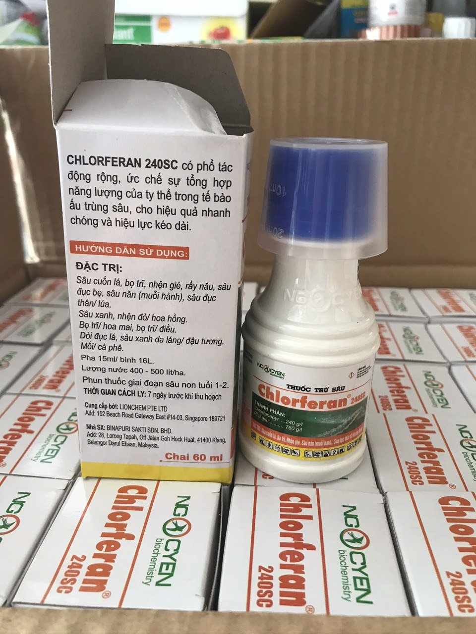 Thuốc trừ sâu Chlorferan 240sc 60ml Bọ trĩ Nhện Sâu đục thân đã kháng thuốc 3