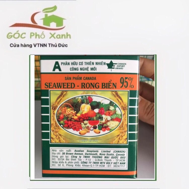 Phân bón lá seaweed rong biển 95% 10 gói
