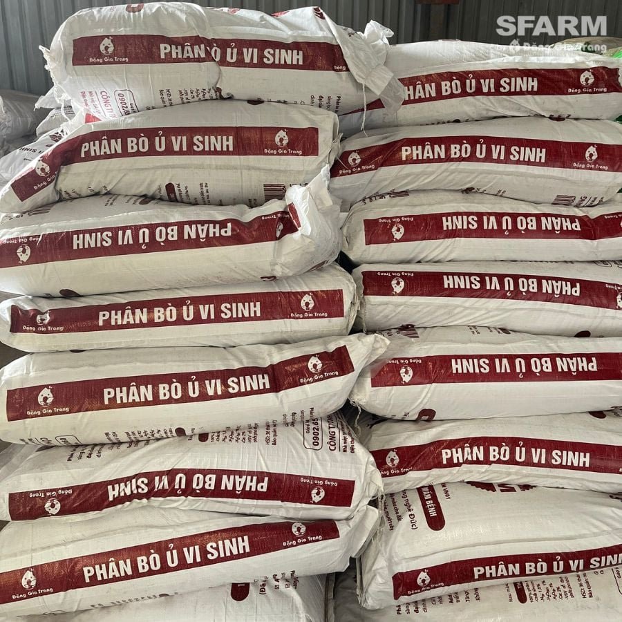 Phân bò ủ vi sinh SFARM đã qua xử lý 25kg 2