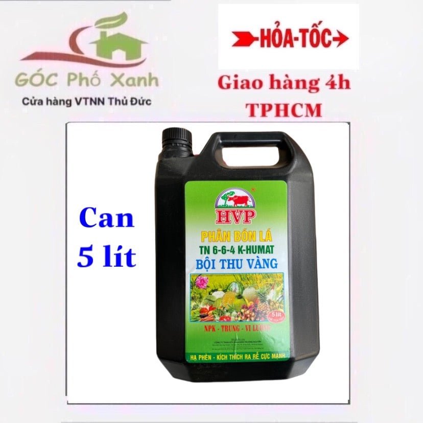 Phân bón HVP TN 6-6-4 K-Humat can 5lit