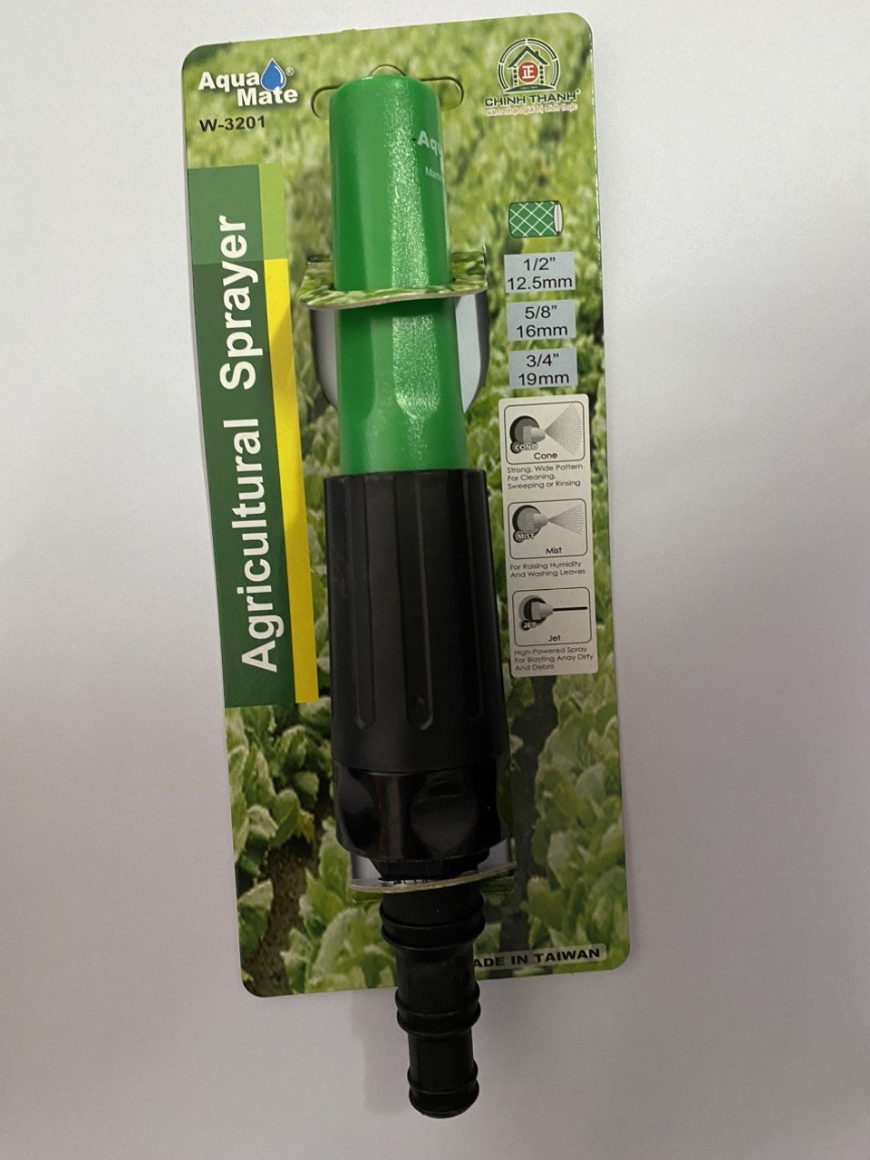 VÒI TƯỚI CÂY ĐA NĂNG chỉnh tia Agricultural Sprayer AquaMate W3201 Đài Loan 2