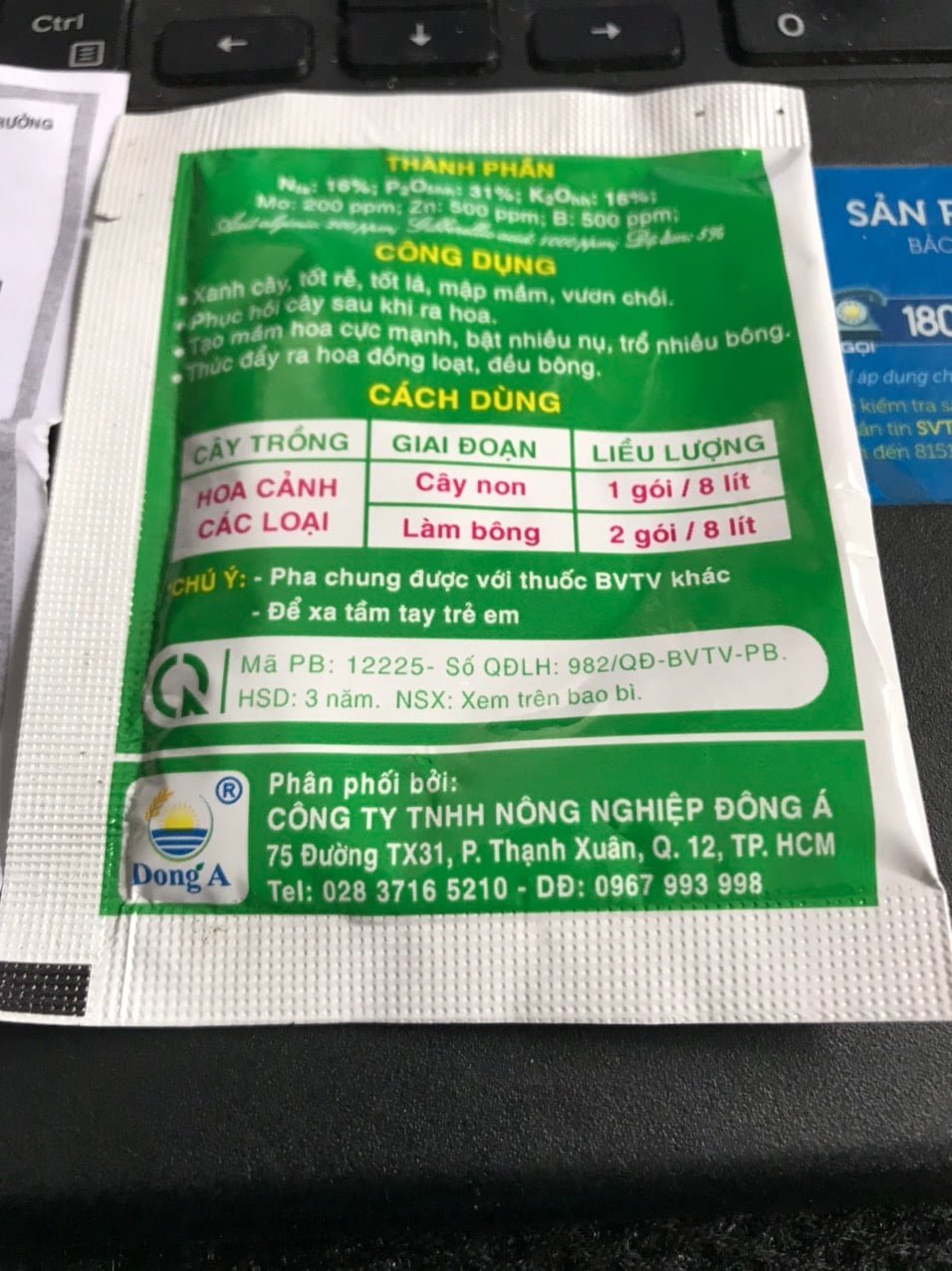 Tạo mầm hoa cực mạnh Micro green 16-31-16 2 gói 10gam 3