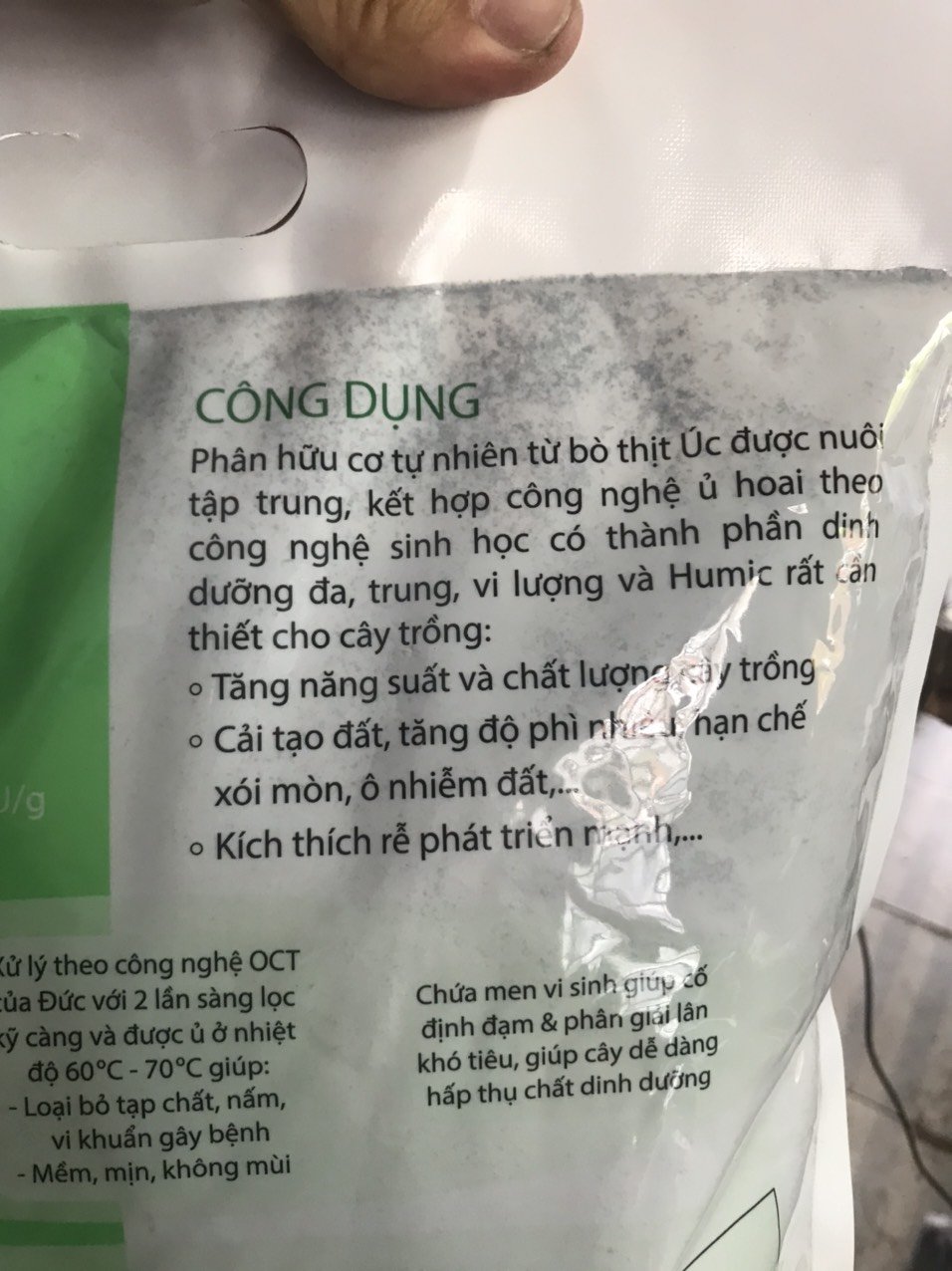 Phân bò Vi Sinh đã qua xử lý Tropical Gói 5dm3 ~2kg) 3