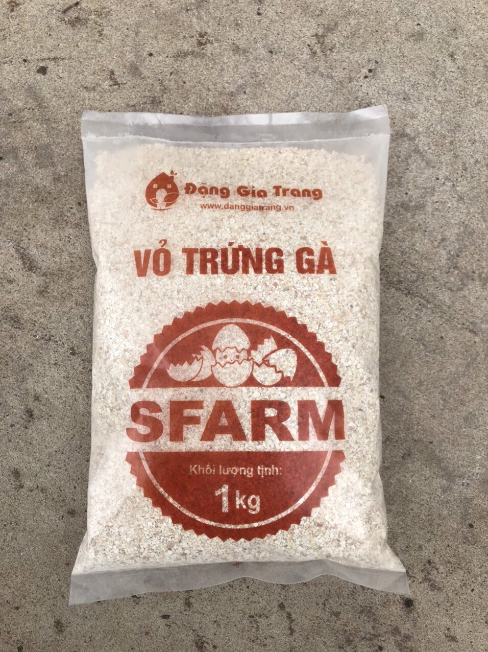 Vỏ Trứng Nghiền Bổ Sung Canxi cho cây và chống ốc sên gói 1kg 2
