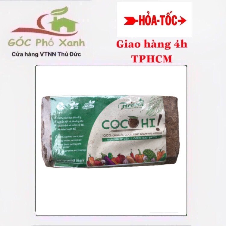Mụn dừa ép bánh Ficoco Hi viên 650gam nở 8 lít