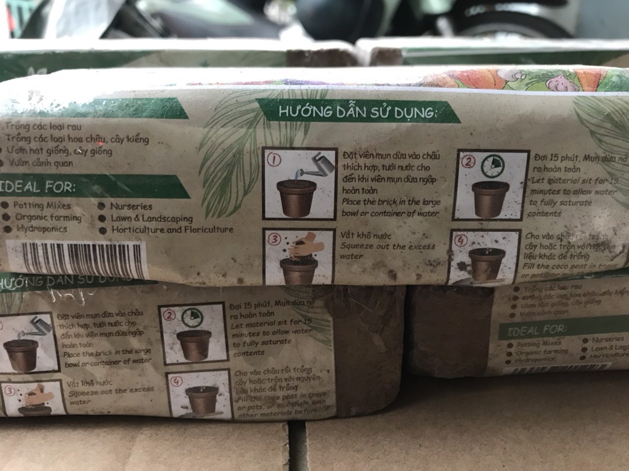 Mụn dừa ép bánh Ficoco Hi viên 650gam nở 8 lít 2