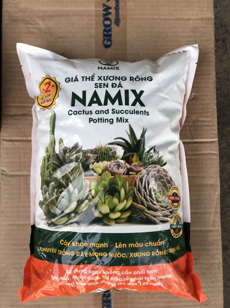 Đất trồng xương rồng sen đá Namix  5dm3 3