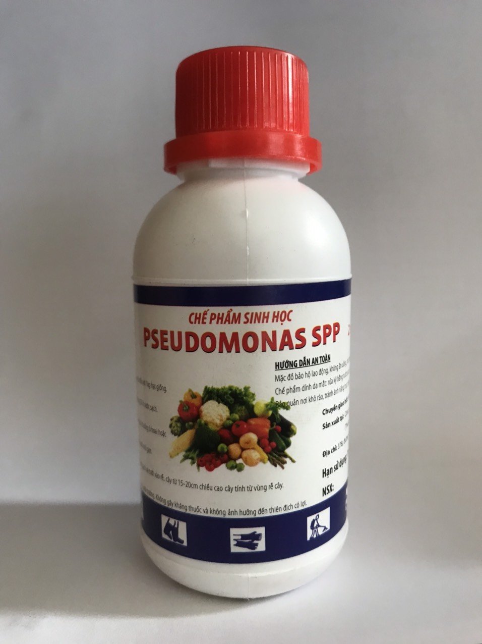Chế phẩm sinh học Pseudomonas SPP NLU chai 100ml phòng và trừ bệnh thối rễ thối thân héo xanh đốm lá thán thư phấn trắng 3