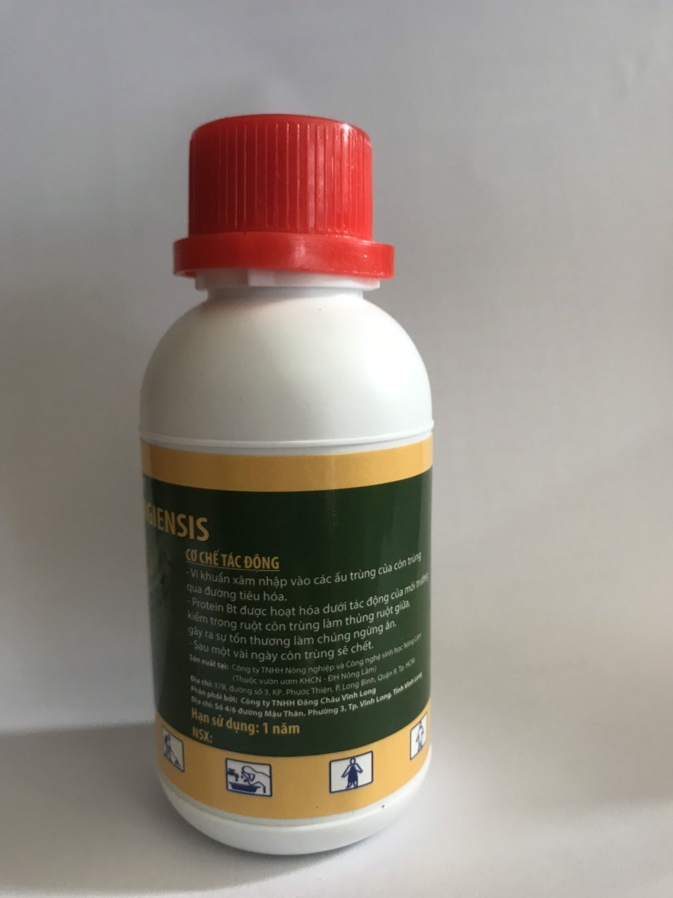 Chế phẩm sinh học trừ sâu Bacillus Thuringiensis chai 100ml 3