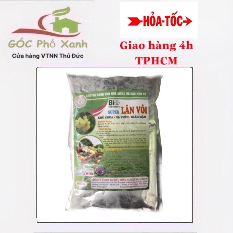 Vôi trồng cây gói 2kg