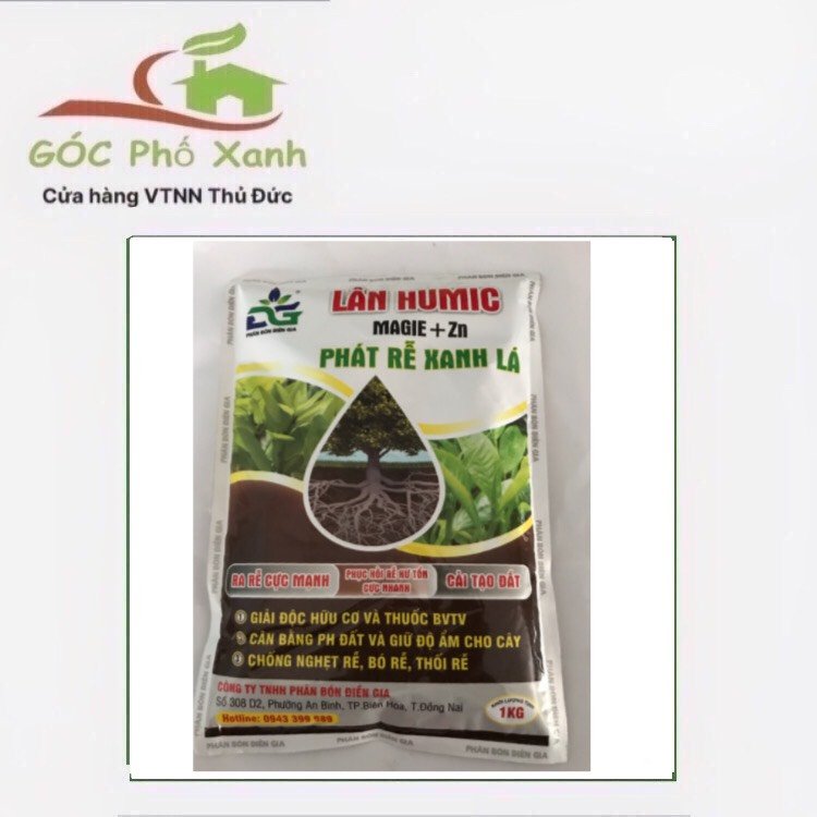 Phân bón Lân Humic Magie + Zn 1kg 2
