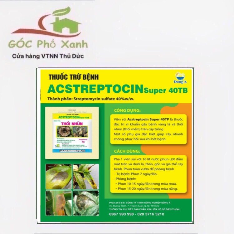 Trừ Thối Nhũn ACSTREPTOCIN Super 40TB 2