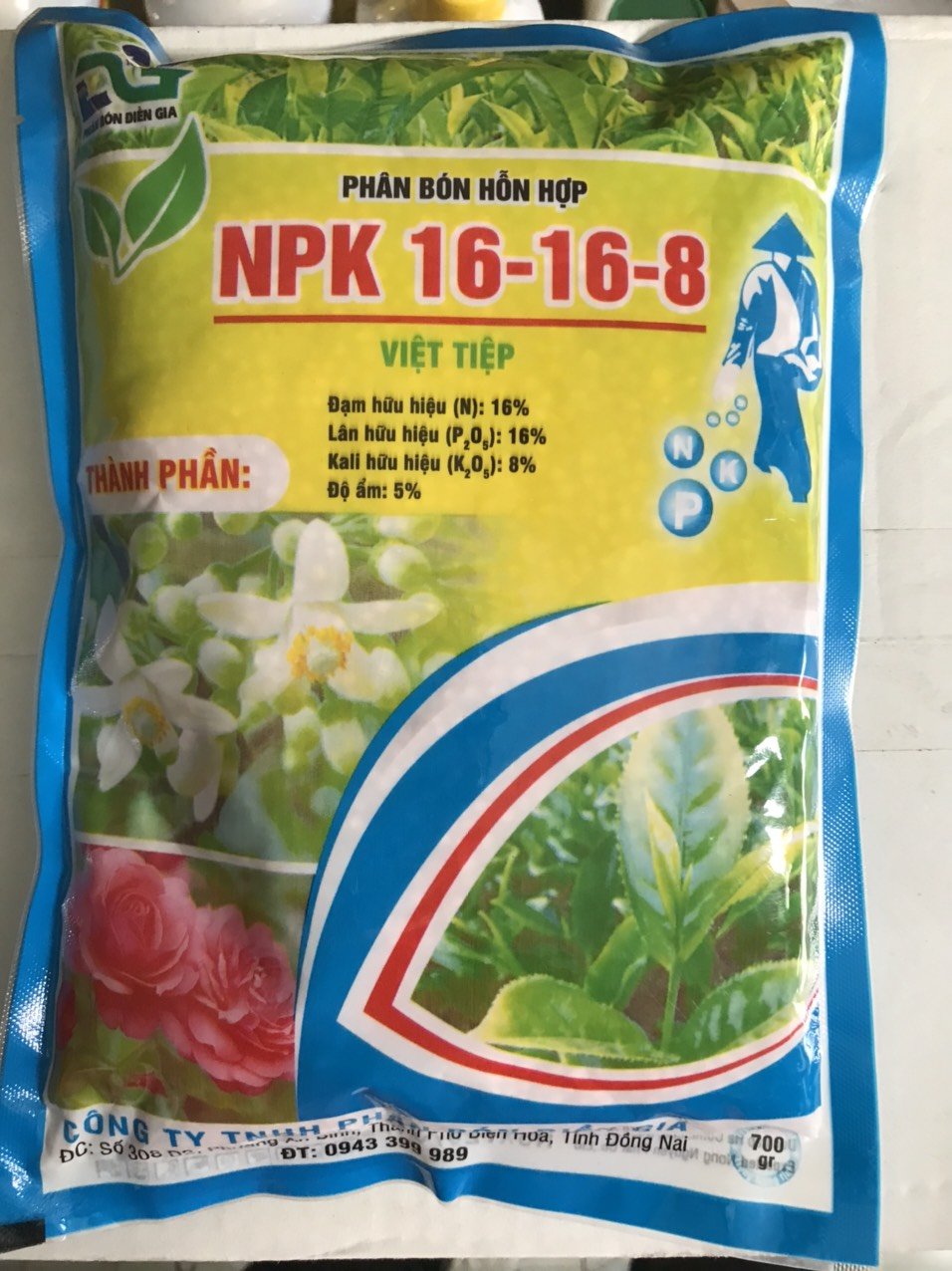 Phân NPK 16-16-8 gói 700gam 2