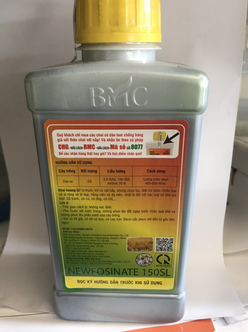 Thuốc trừ cỏ Khai Hoang Q7 900ml 2