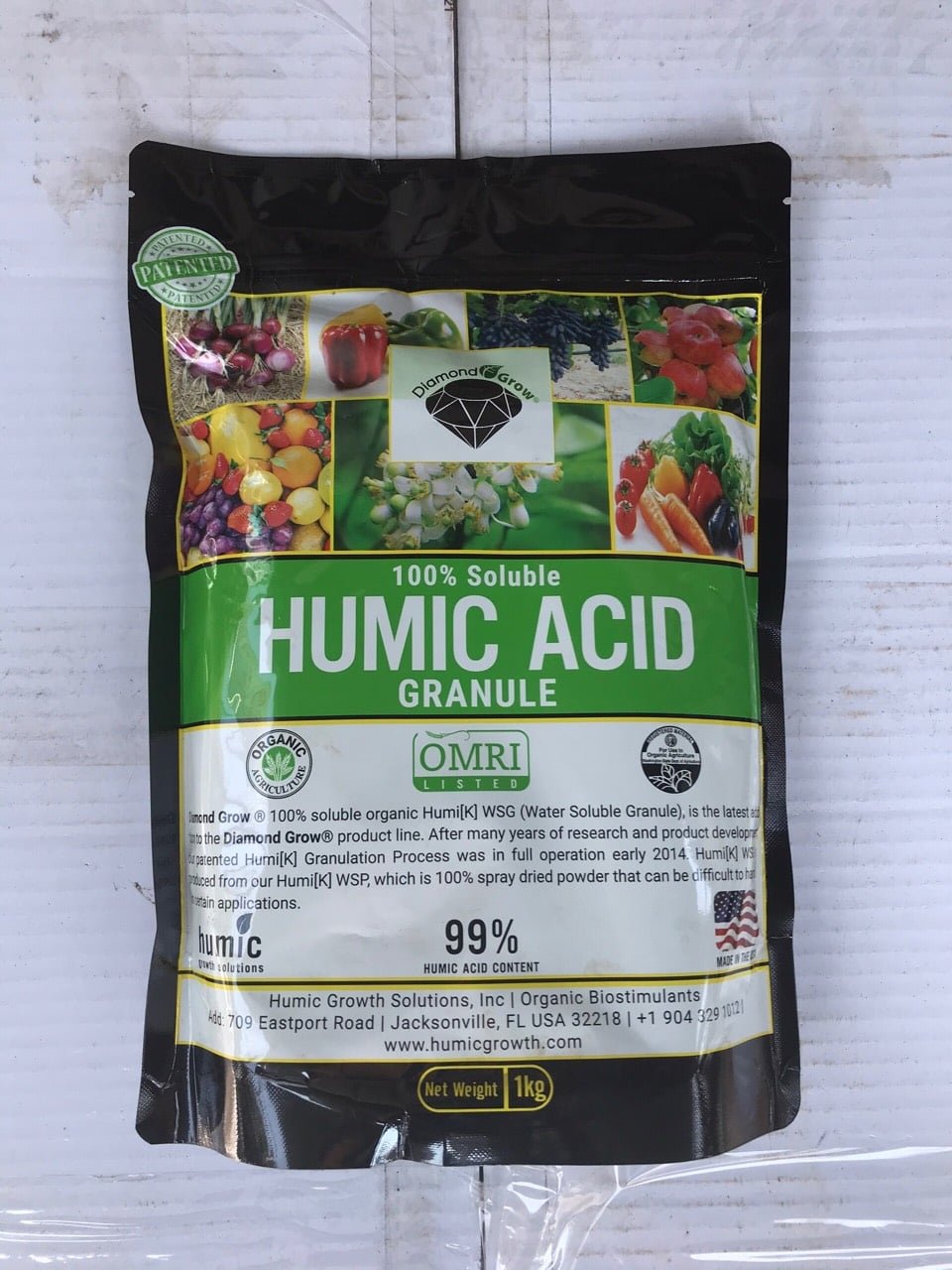 PHÂN BÓN HUMIC ACID POWDER NHẬP KHẨU MỸ GÓI 1KG 3