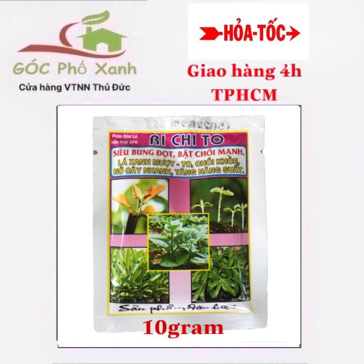 Phân Bón Lá RI CHI TO Siêu Bung Đọt, Bật Chồi Mạnh 10gr