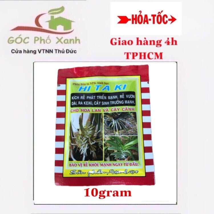 Phân bón lá kích rễ hoa lan và cây cảnh HI TA KI 10Gam