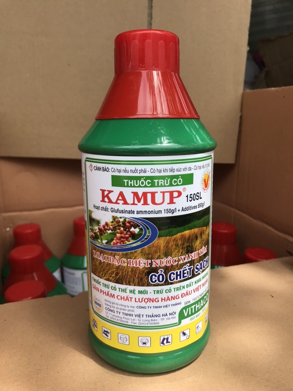 Thuốc Trừ cỏ không chọn lọc Hiệu Kamup 900ml 2