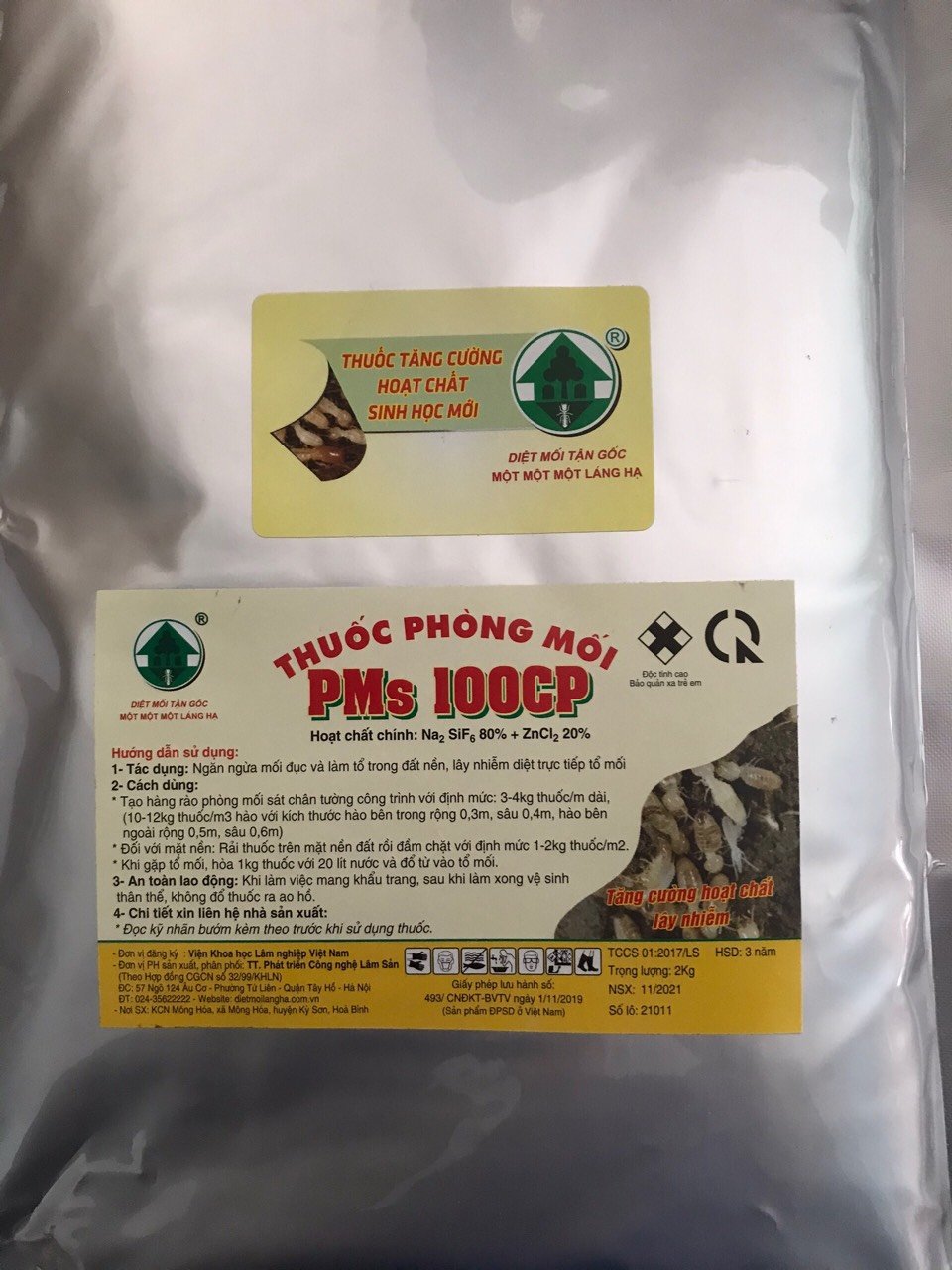 Thuốc Bột Phòng Chống Mối PMS 100 CP – Chống mối cho nhà mới gói 2kg 2