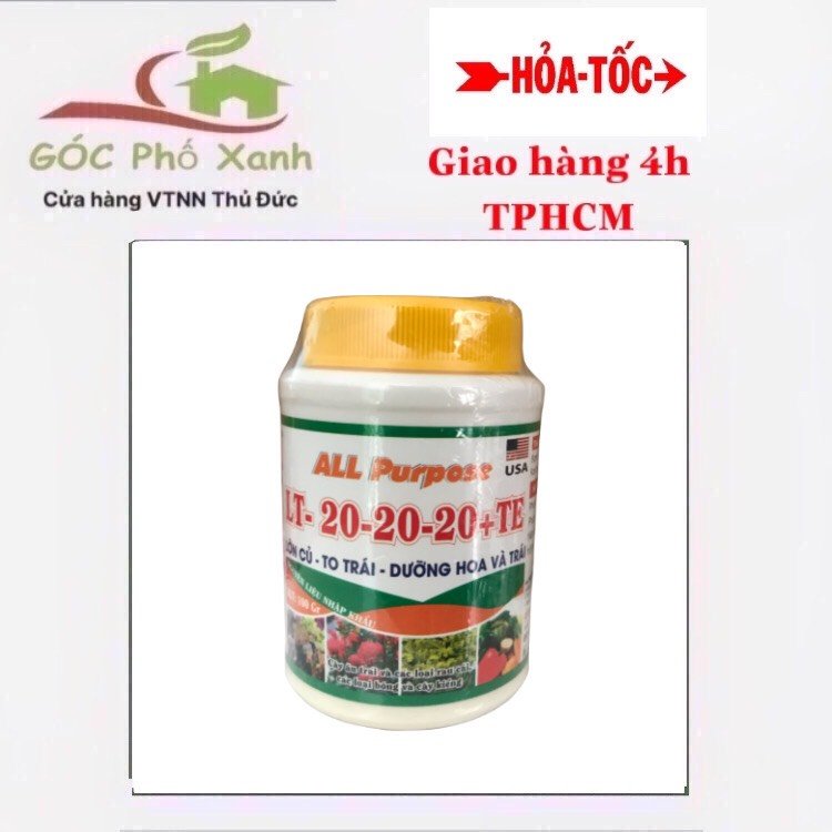 Phân Bón Tổng Hợp LT-20-20-20+TE HŨ 100gam