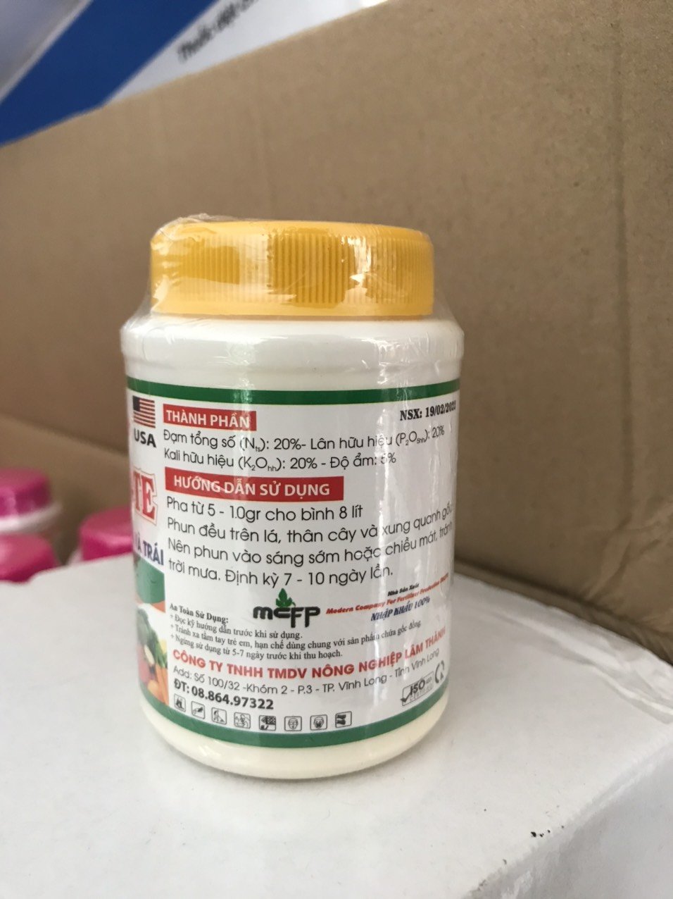 Phân Bón Tổng Hợp LT-20-20-20+TE HŨ 100gam 2