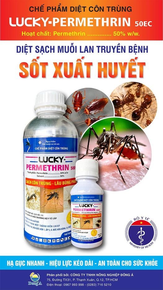 Thuốc trừ muỗi LUCKY_PERMETHRIN 50EC