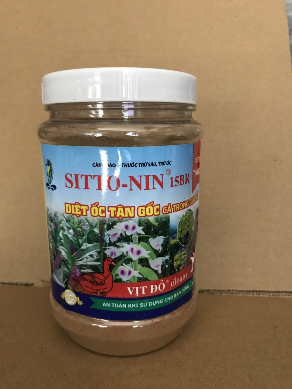 Thảo mộc trừ ốc cho lan cây cảnh Sitto-Nin (Vịt đỏ) hũ 250g 2