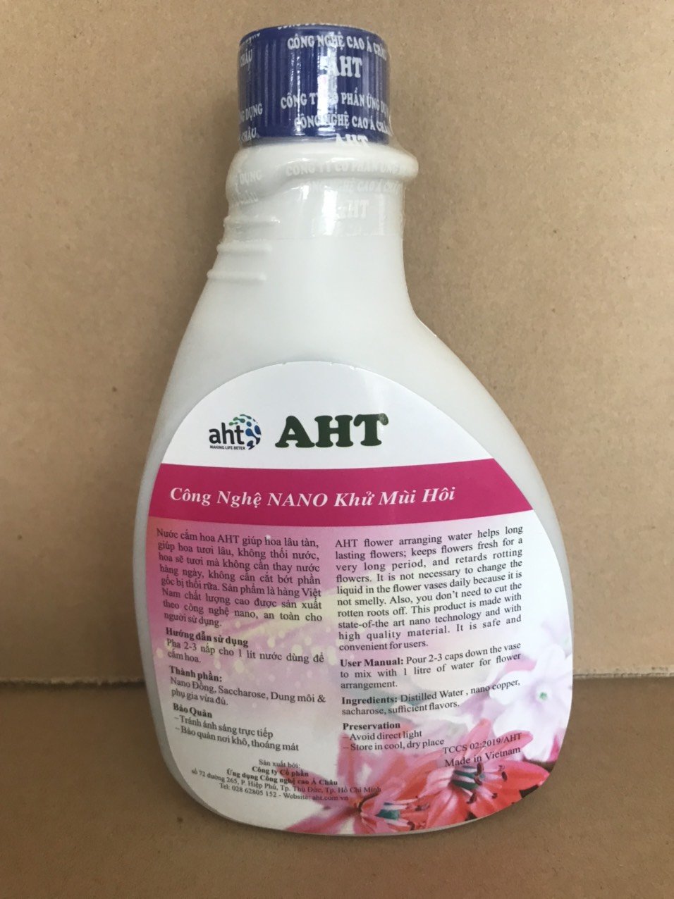 Nước Cắm Hoa AHT 430 ml khử mùi hôi 3