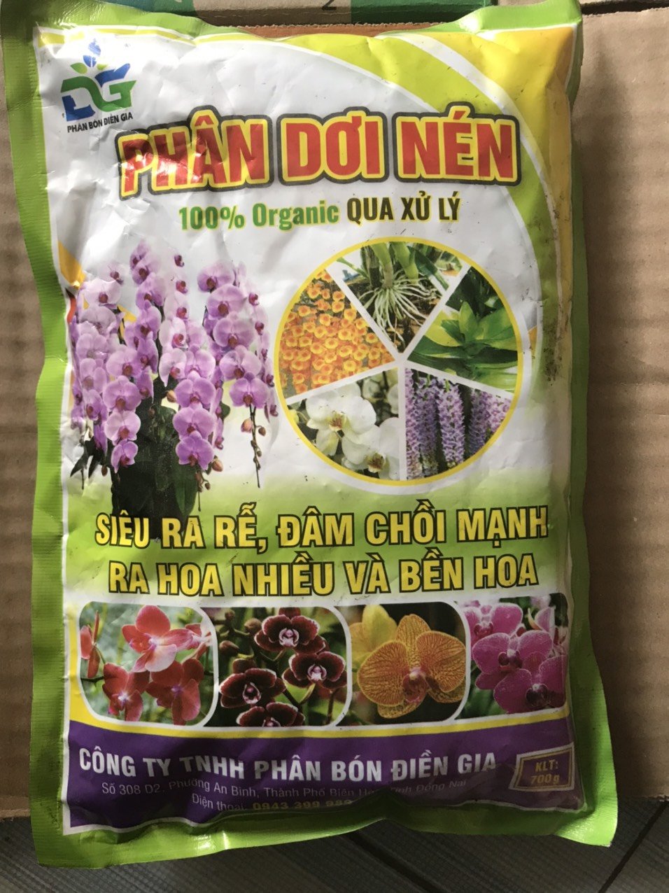 PHÂN DƠI NÉN ĐÃ QUA XỬ LÝ Gói 700gam 3