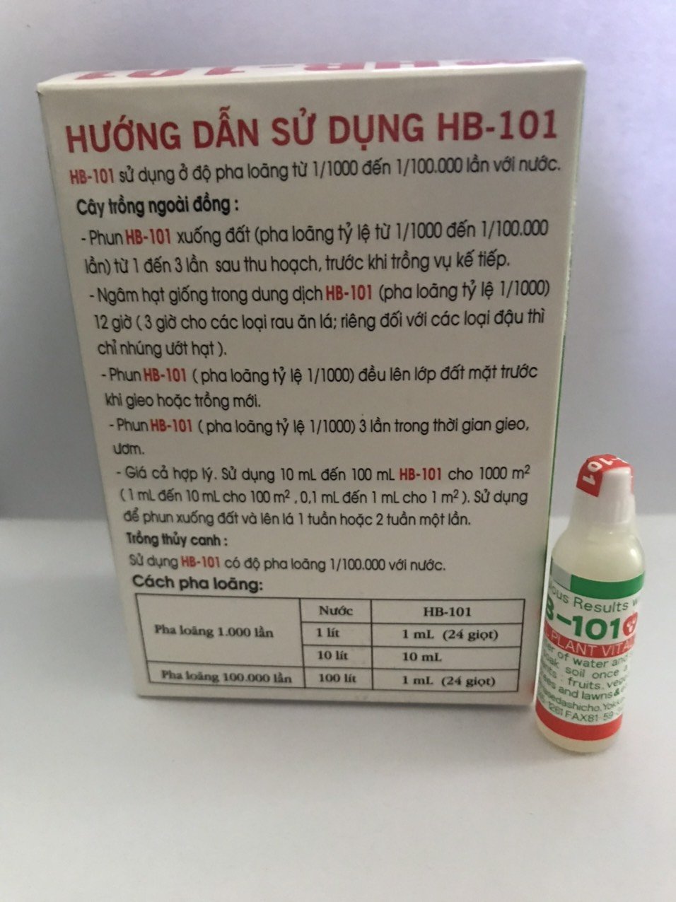 Phân bón HB 101 6ML 3