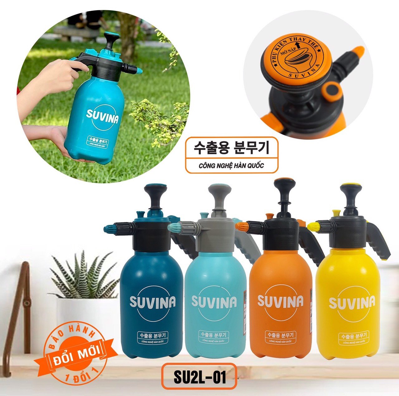 Bình xịt tưới cây SUVINA 2 lít