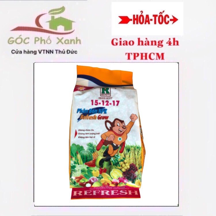 Phân Bón NPK Đa Năng 15-12-17 Gói 1 KG