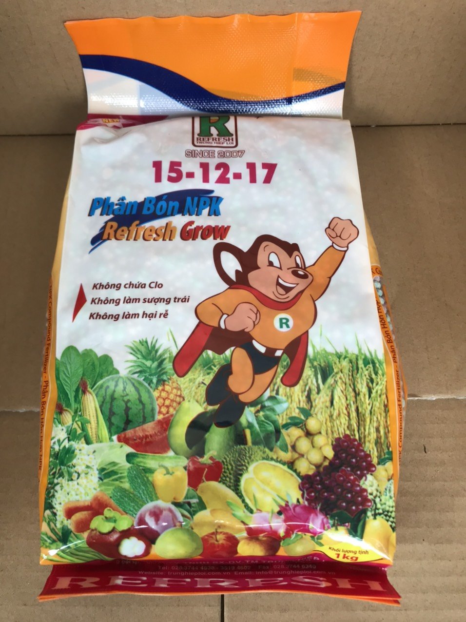 Phân Bón NPK Đa Năng 15-12-17 Gói 1 KG 2