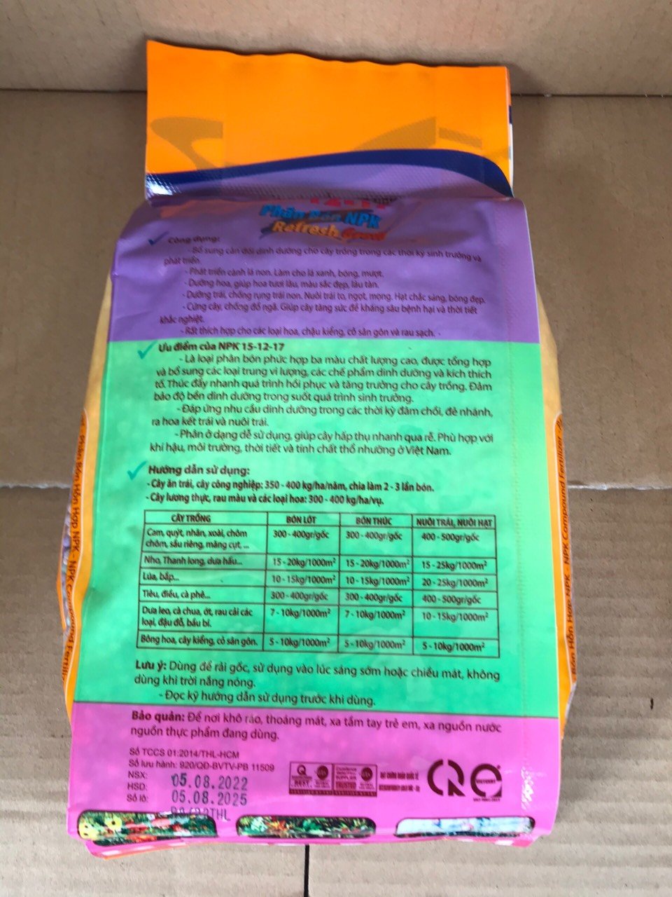 Phân Bón NPK Đa Năng 15-12-17 Gói 1 KG 3