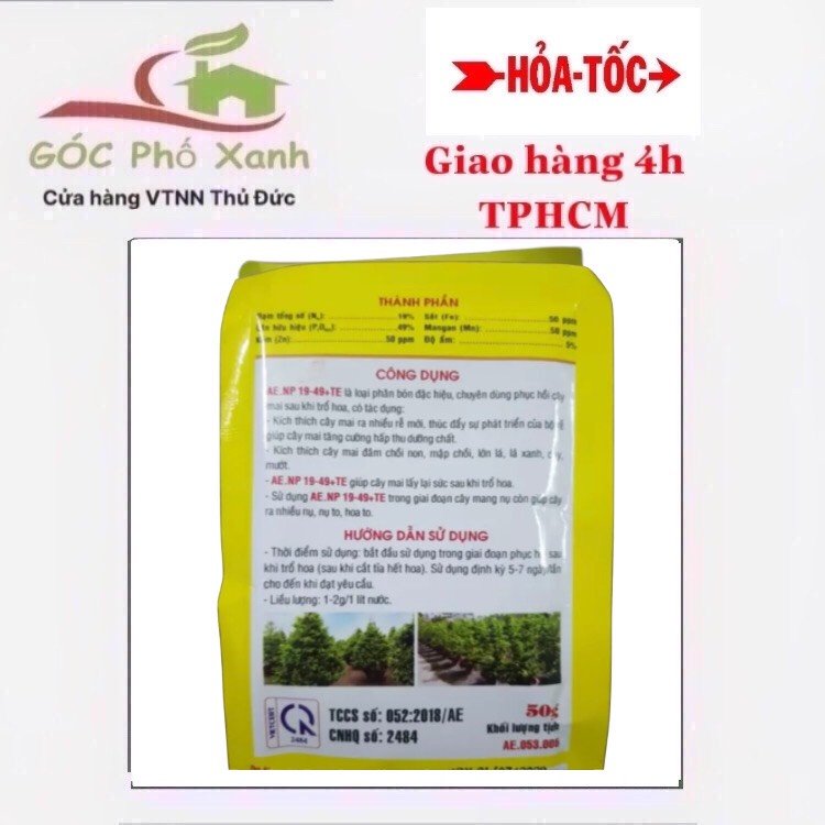 Phân bón Phục Hồi Cây Mai vàng 50gr 3