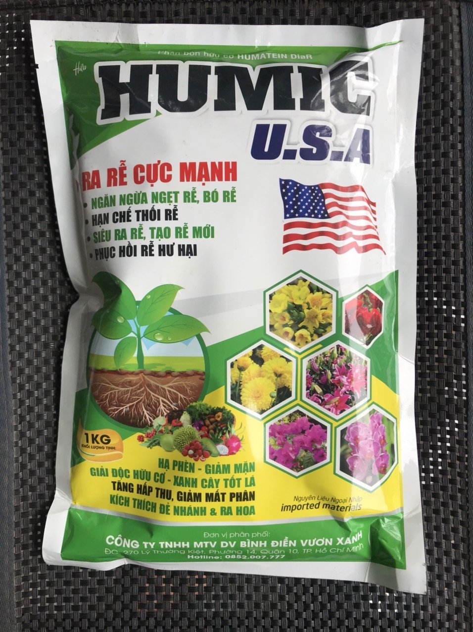 Phân hữu cơ HUMIC USA 1KG 3
