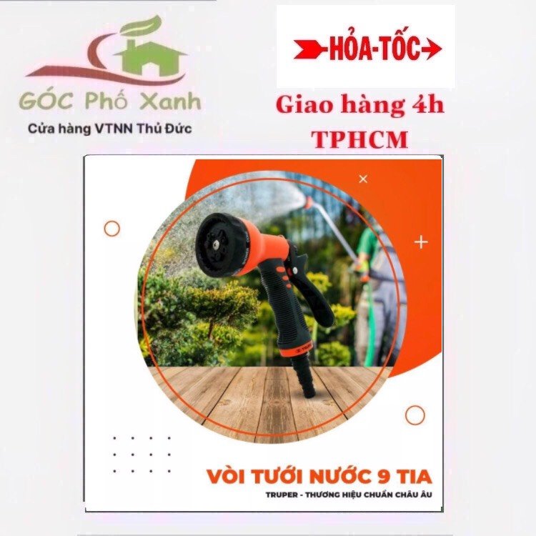 VÒI XỊT TƯỚI CÂY ĐA NĂNG TRUPER