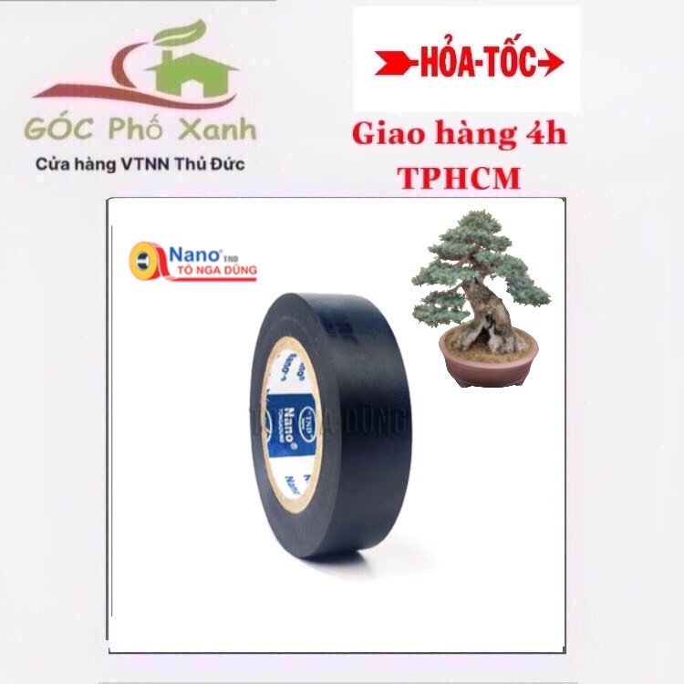 Băng keo đen quấn cây loại dày cuộn 18 mét