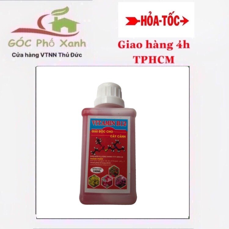 VITAMIN B12 giải độc cây cảnh 100ml